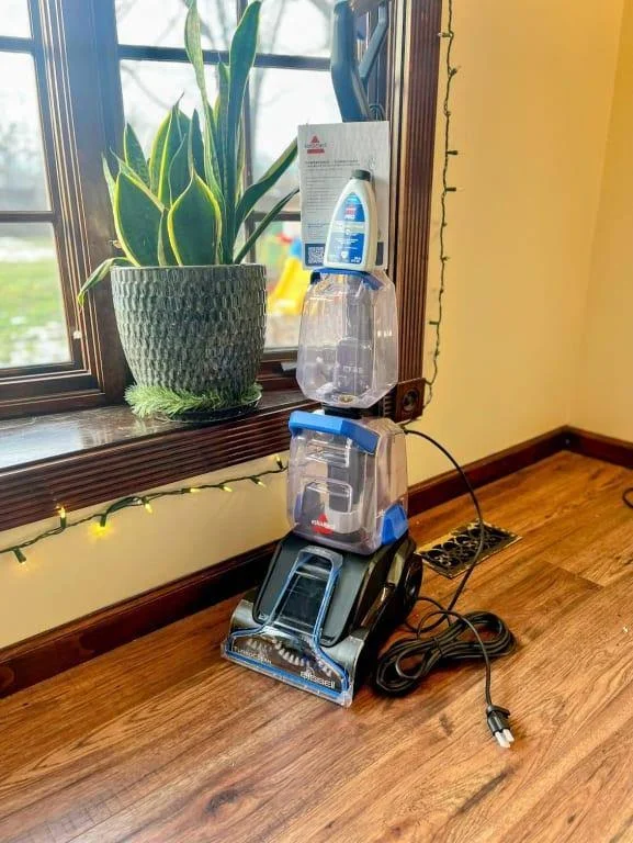 view of our own purchase testing bissell turboclean upright carpet cleaner 3952 budget carpet cleaner australia unboxing package arrival several weeks to months